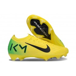 Nike Mercurial Vapor 16 Elite FG Soccer Shoes KM Yellow Green Black