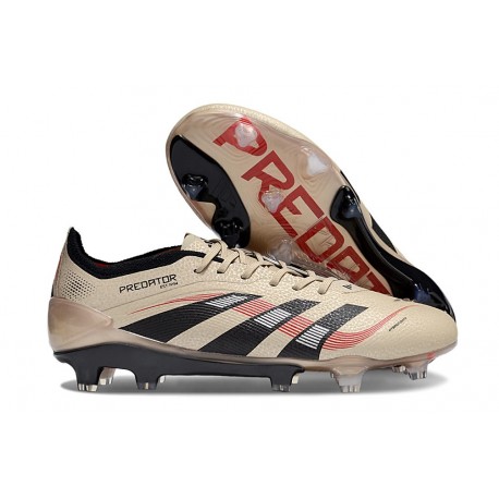 adidas Predator Elite L FG Platin Met Aurora Black Red