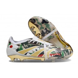 adidas Predator Elite Foldover Tongue FG White Green Black Gold