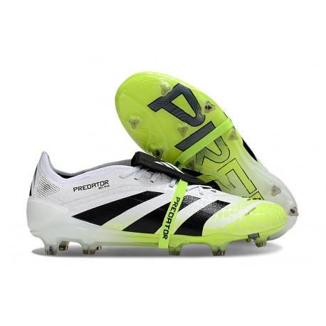 adidas Predator Elite Foldover Tongue FG White Core Black Lucid Lemon