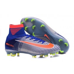 Nike Spark Brilliance Mercurial Superfly 5 FG Boots Blue White Orange