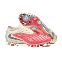 Nike Phantom 6 Low Elite FG Boots Red Beige Black