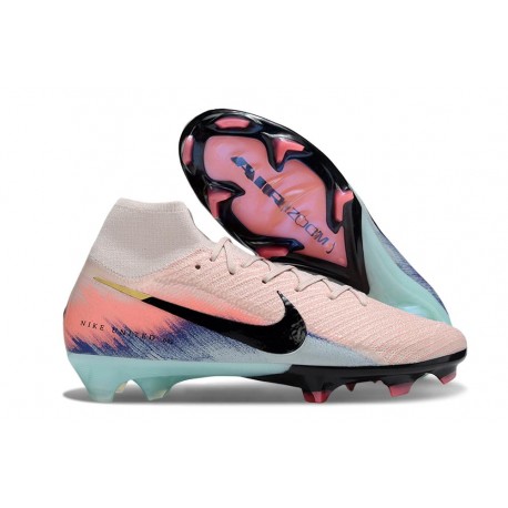 Nike Air Zoom Mercurial Superfly 10 Elite FG Pink Blue Black