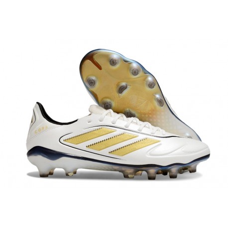 New Adidas Copa Pure III Elite FG White Core Met Gold