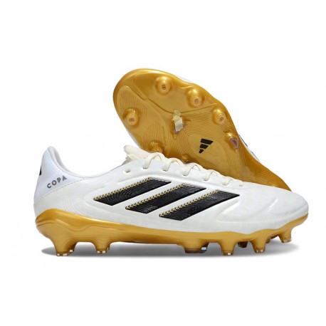 New Adidas Copa Pure III Elite FG White Core Black Met Gold