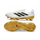 New Adidas Copa Pure III Elite FG White Core Black Met Gold