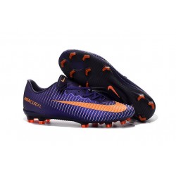 Nike Mercurial Vapor 11 FG Men Football Cleat Purple Orange