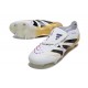Adidas Predator Elite FT Soft Ground Boot White Black Gold Met