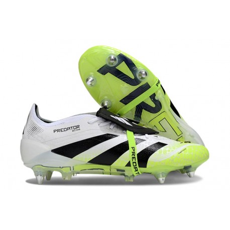 Adidas Predator Elite FT Soft Ground Boot White Black Volt