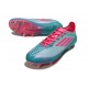 adidas F50 Elite SG New Soccer Cleats X MESSI Flash Aqua Lucid Pink Lucid Cyan