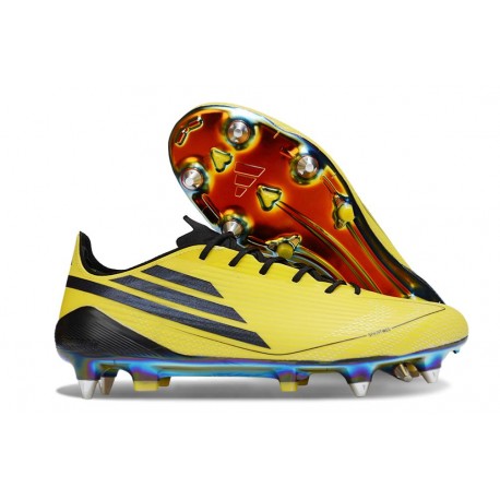 adidas F50 Elite SG New Soccer Cleats Yellow Black