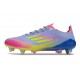 adidas F50 Elite SG New Soccer Cleats Blue Fusion Lucid Lemon Lucid Pink