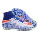 New 2016 Nike Hypervenom Phantom II FG ACC Neymar Cleat White Blue Red