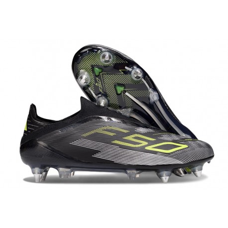 New adidas F50 Elite LL SG Boot Black Yellow