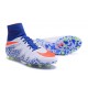 New 2016 Nike Hypervenom Phantom II FG ACC Neymar Cleat White Blue Red