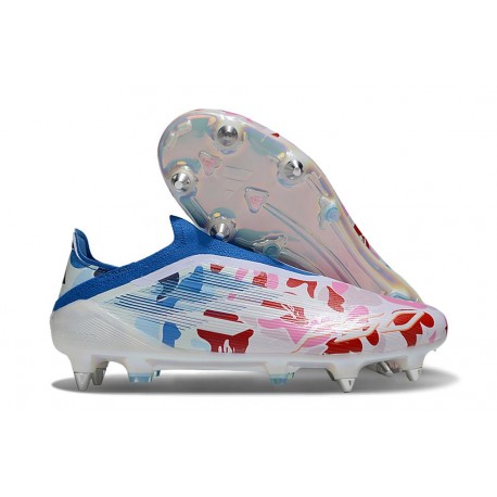 New adidas F50 Elite LL SG Boot White Red Blue