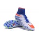 New 2016 Nike Hypervenom Phantom II FG ACC Neymar Cleat White Blue Red