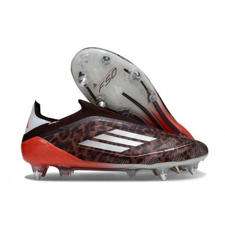 New adidas F50 Elite LL SG Boot Brown White