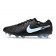 Nike Tiempo Legend 10 Elite Grass Cleat Black Ice Blue