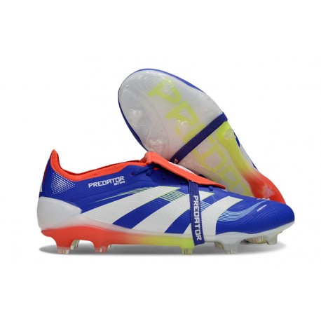 adidas Predator Elite Foldover Tongue FG Lucid Blue Ftwr White Solar Red