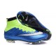 Nike Mercurial Superfly Iv Ronaldo CR7 FG Soccer Shoes Blue Lagoon White Volt