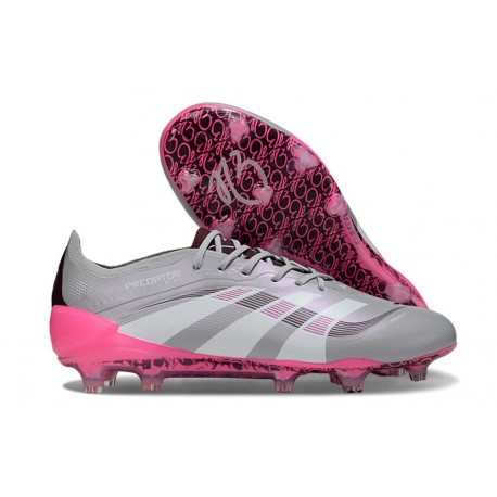 adidas Predator Elite L FG Grey Pink White