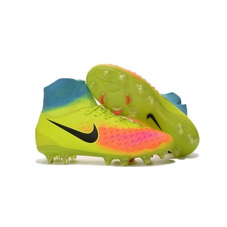 Nike Magista Obra II FG Firm Ground 2016 Soccer Boots Volt Orange Black