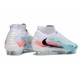 Nike Phantom 6 High Elite FG Cleat Blue White Orange