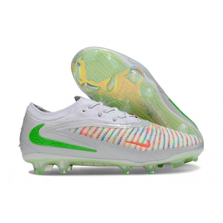 Nike Phantom 6 Low Elite FG Boots X EAFC Grey Green Crimson