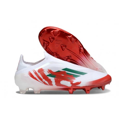 adidas F50 Elite LL FG Boot White Red Green