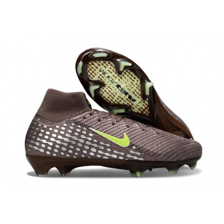 Nike Zoom Mercurial Superfly X Elite FG Shoes Brown Yellow