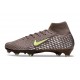 Nike Zoom Mercurial Superfly X Elite FG Shoes Brown Yellow