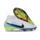 Nike Zoom Mercurial Superfly X Elite FG Shoes White Black Blue