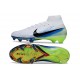 Nike Zoom Mercurial Superfly X Elite FG Shoes White Black Blue