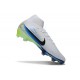 Nike Zoom Mercurial Superfly X Elite FG Shoes White Black Blue