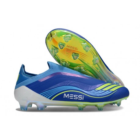 adidas F50 Elite LL FG X MESSI Team Royal Blue Solar Yellow Semi Blue Burst