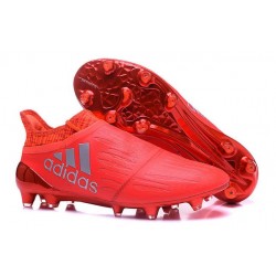 Top adidas X 16+ Purechaos FG Football Cleats Orange Silver