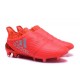 Top adidas X 16+ Purechaos FG Football Cleats Orange Silver