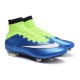 Nike Mercurial Superfly Iv Ronaldo CR7 FG Soccer Shoes Blue Lagoon White Volt
