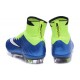 Nike Mercurial Superfly Iv Ronaldo CR7 FG Soccer Shoes Blue Lagoon White Volt