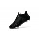 Top adidas X 16+ Purechaos FG Leather All Black Football Cleats