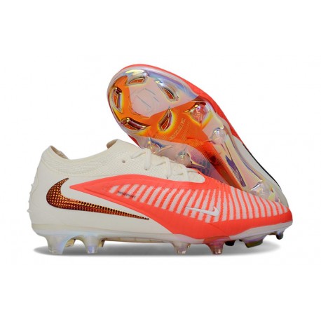 Nike Phantom 6 Low Cut Elite FG Cleat Crimson White