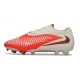 Nike Phantom 6 Low Cut Elite FG Cleat Crimson White