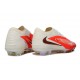 Nike Phantom 6 Low Cut Elite FG Cleat Crimson White
