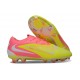 Nike Phantom 6 Low Cut Elite FG Cleat Pink Yellow