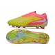 Nike Phantom 6 Low Cut Elite FG Cleat Pink Yellow