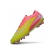 Nike Phantom 6 Low Cut Elite FG Cleat Pink Yellow