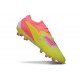 Nike Phantom 6 Low Cut Elite FG Cleat Pink Yellow