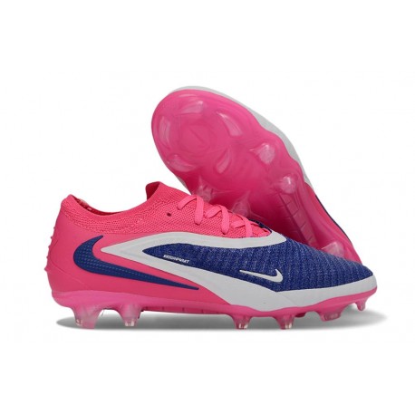 Nike Phantom 6 Low Elite FG Football Boot Red Cyan