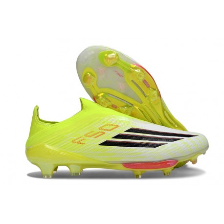 adidas F50 + FG LL Soccer Cleat Yellow Black